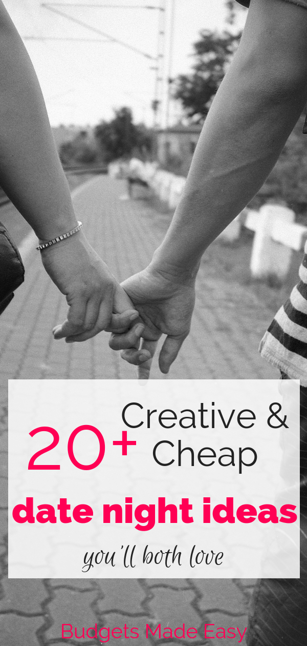 20+ creative and cheap date night ideas that you will both love. These ideas are perfect for married couples at home and on a budget. Send some quality time together being romantic and doing activities together. #datenight #couples #budget