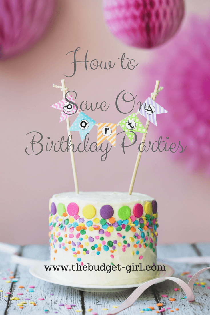 save money birthday party