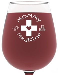wine glass gift idea