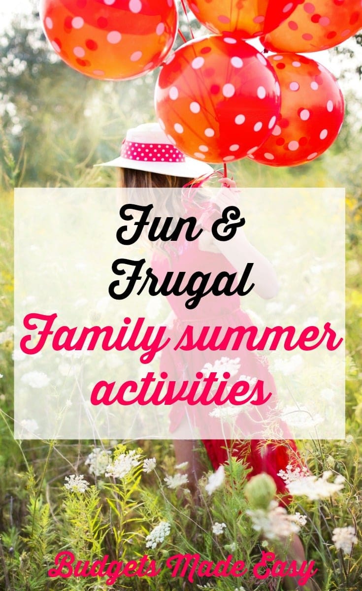 fun and frugal family summer activities, summer family fun