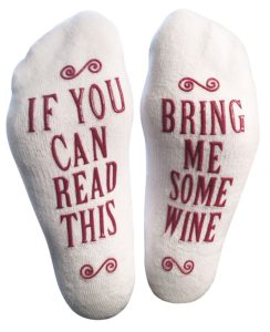 bring me wine socks