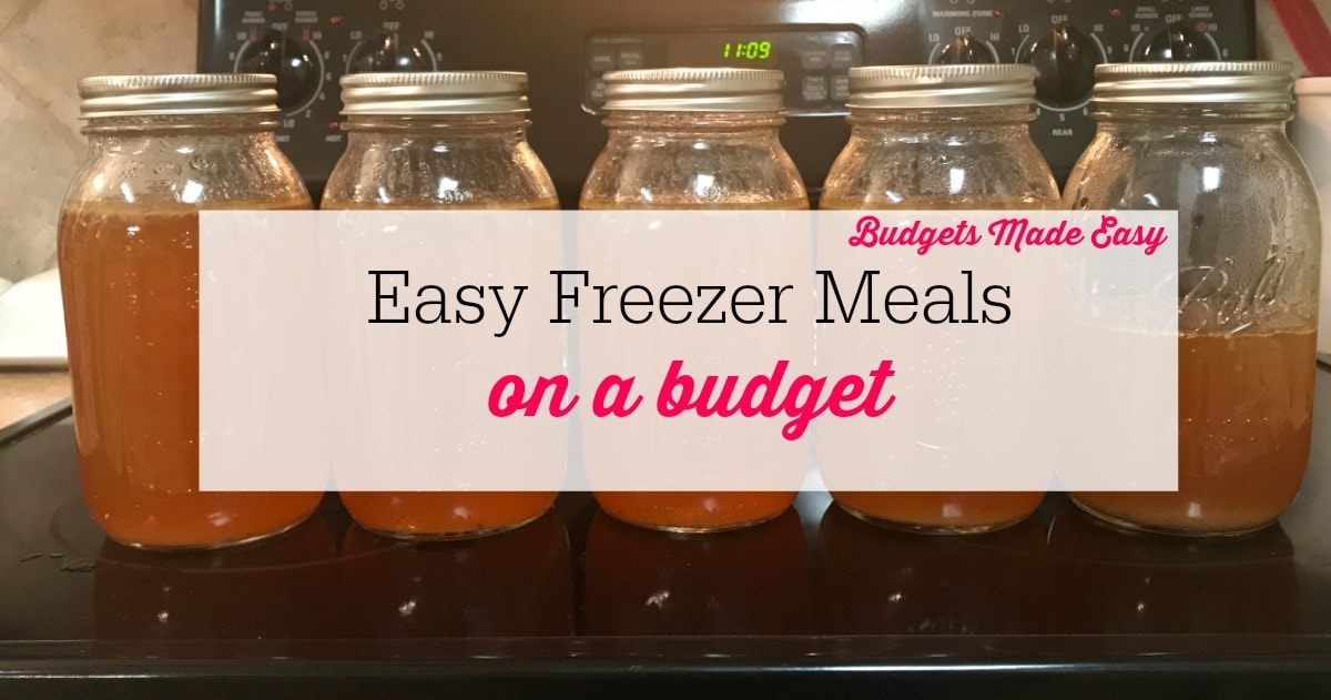 easy freezer meals on a budget