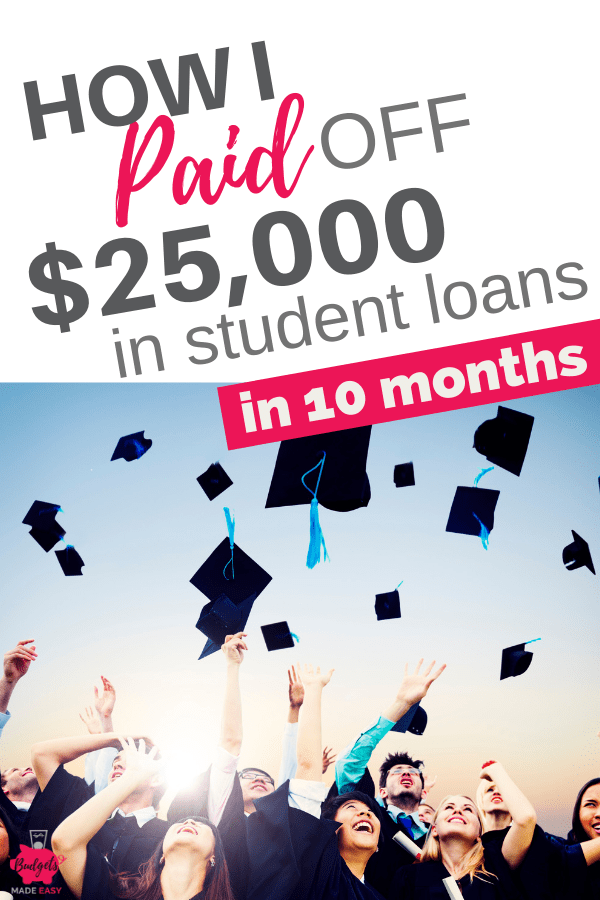 How we paid off our student loans fast! Plus tips to pay off your debt early. Grab your free printable debt pay off checklist. #studentloans #debtsnowball #daveramsey