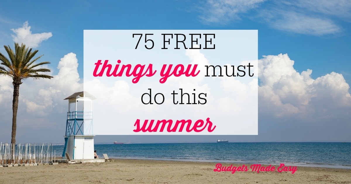 free things to do this summer