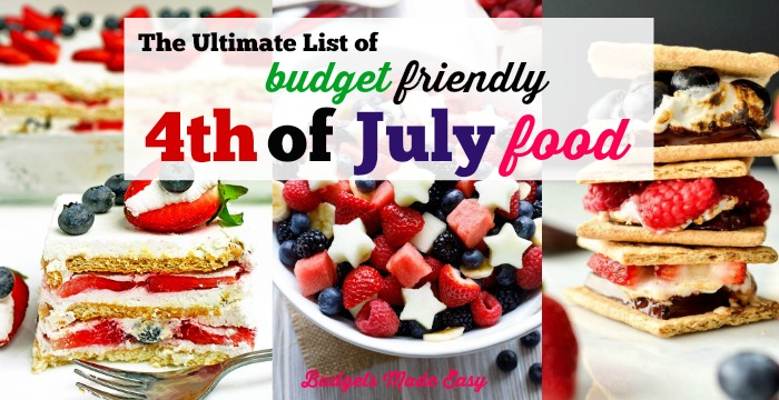 budget friendly 4th of July food