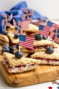 fruit and cream cheese sandwiches 