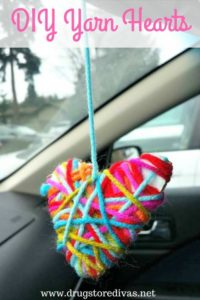 yarn heart kid craft