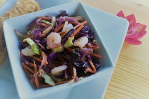 fried shrimp cabbage