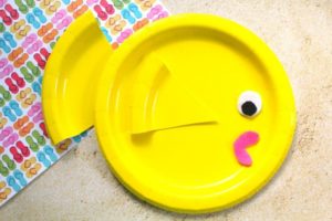 paper plate fish kid craft