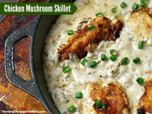 skillet chicken with mushrooms