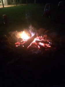 fall bonfire