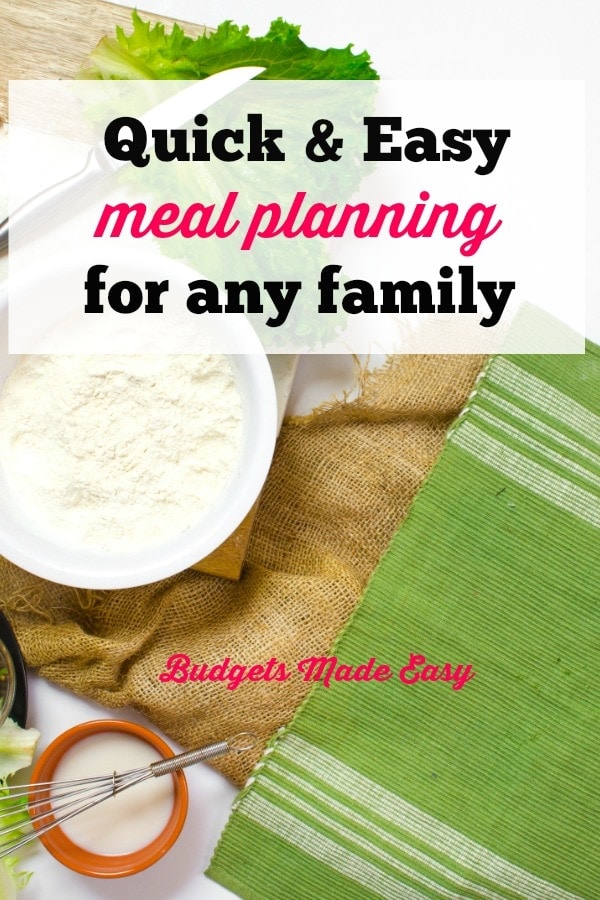 customized meal plan