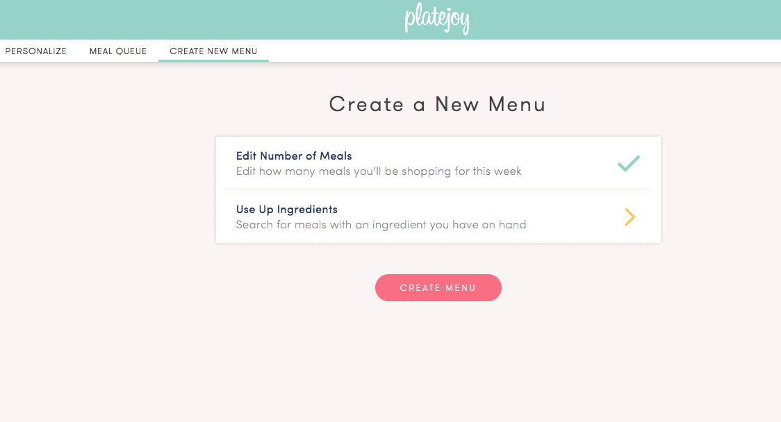 platejoy meal plan