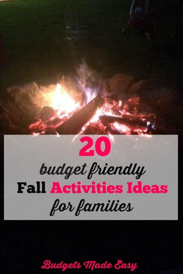 budget friendly fall activity ideas for families