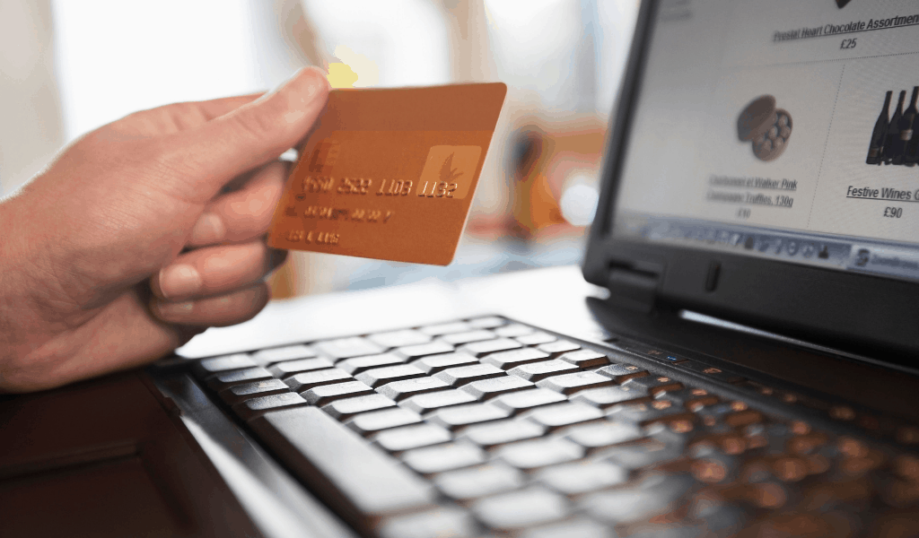 using a credit card online