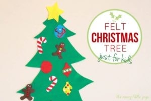 felt christmas tree