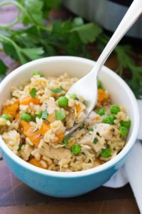 instant pot chicken and rice