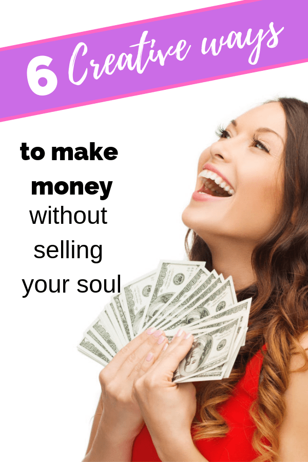 6 creative ways to earn money without selling to your friends. Earn money from home and fast online with these simple ideas. This can even be passive income and help you pay off debt! #money