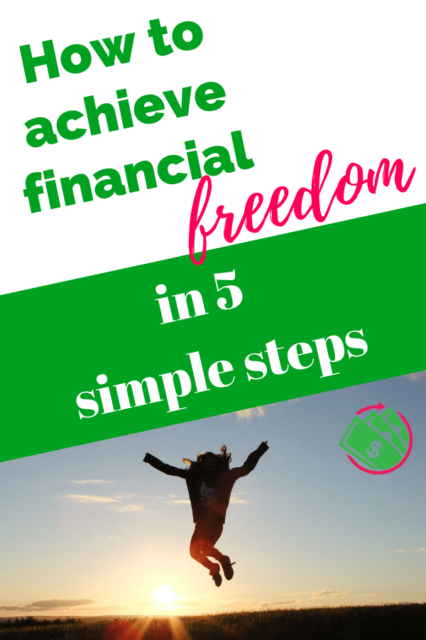 achieving financial freedom in 5 easy steps. These personal finance tips follow Dave Ramsey and his lessons to achieving financial peace. This advice will help you conquer debt, save for retirement even in your 20s, 30s, and 40s. You can achieve financial success by starting today! #finance #money #daveramse