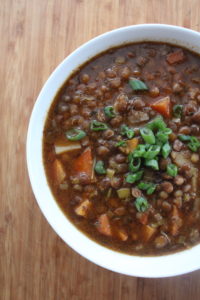 instant pot lentil soup