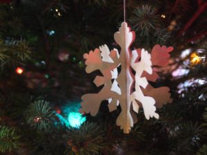 DIY 3D paper ornament