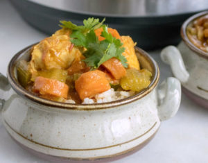 curried chicken and vegetables instant pot