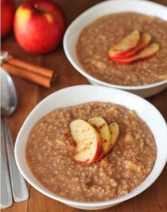 Apple Spice oatmeal instant pot recipe