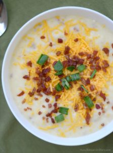 easy potato soup instant pot