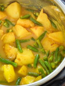 vegan potato curry instant pot