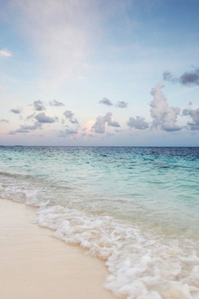 Sunset On The Sea Beach