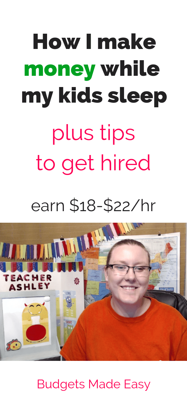 VIPKID review from a teacher plus interview tips and how to get hired quickly. This is the perfect work at home job for moms. You can work while your kids sleep! #mom #jobs #stayathome