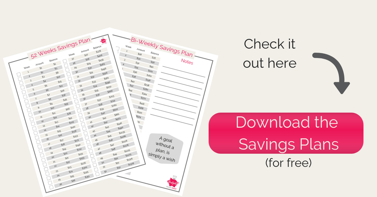 weekly savings plans download