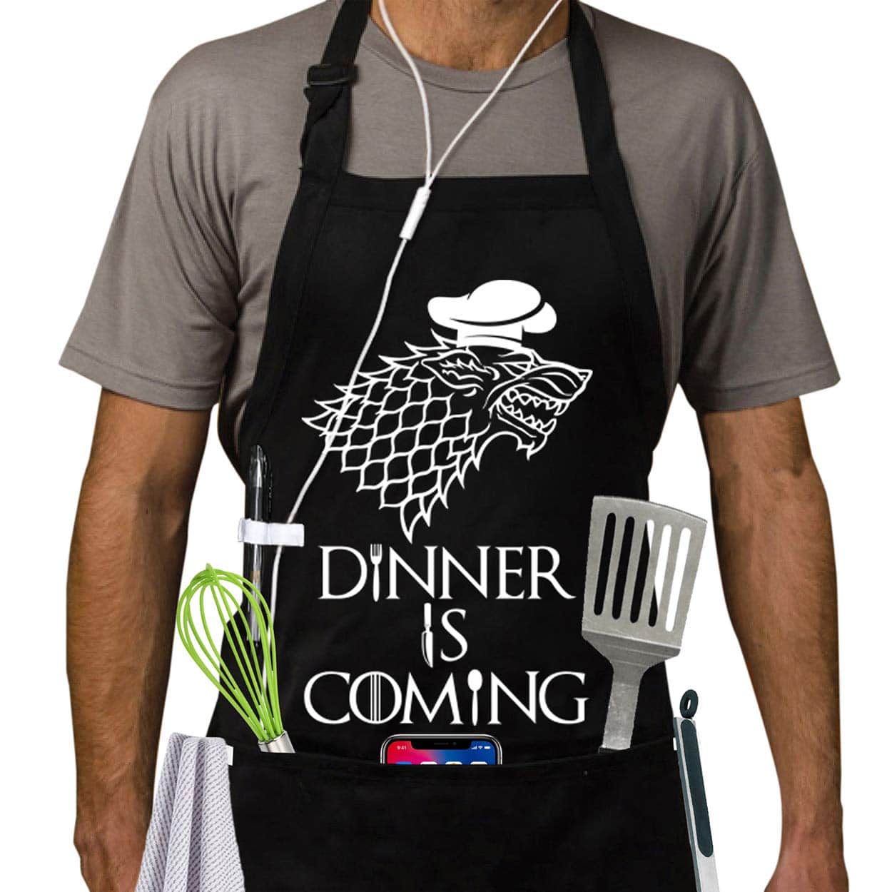 dinner is coming apron Game of Thrones gift