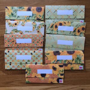 sunflower cash envelopes
