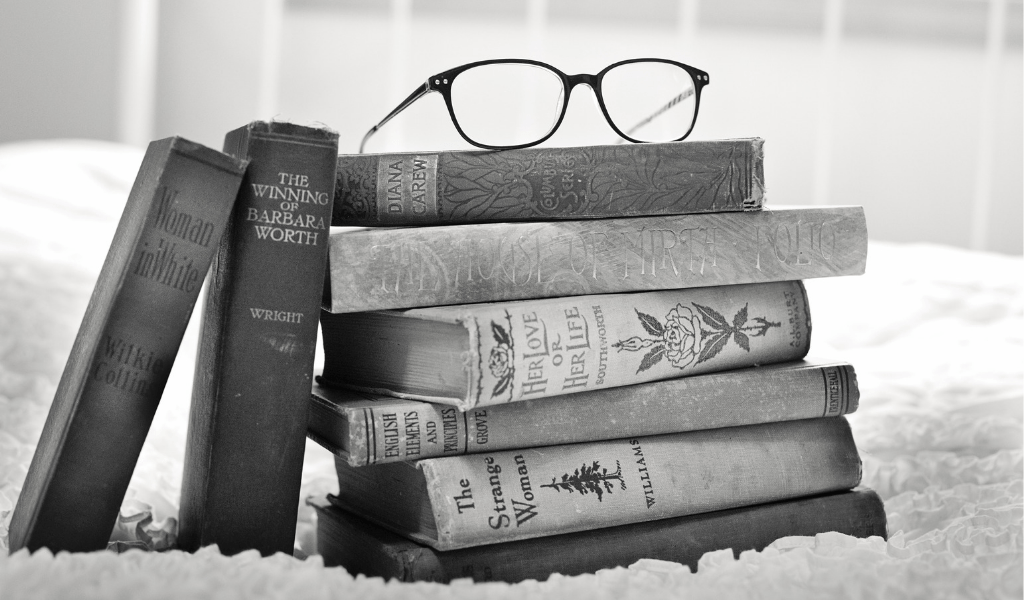 stack of books