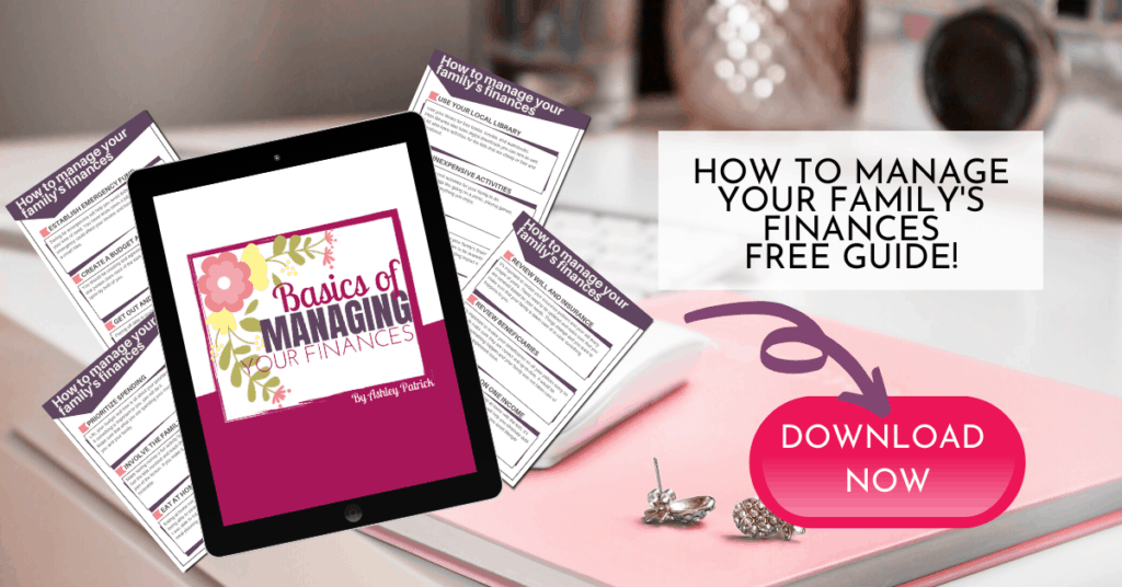 how to manage your family's finances free printable guide