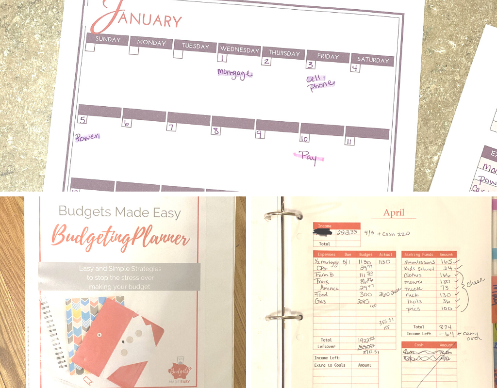 how to organize your bills using a budget binder