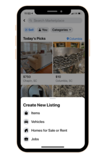 Facebook Marketplace is another money making app.