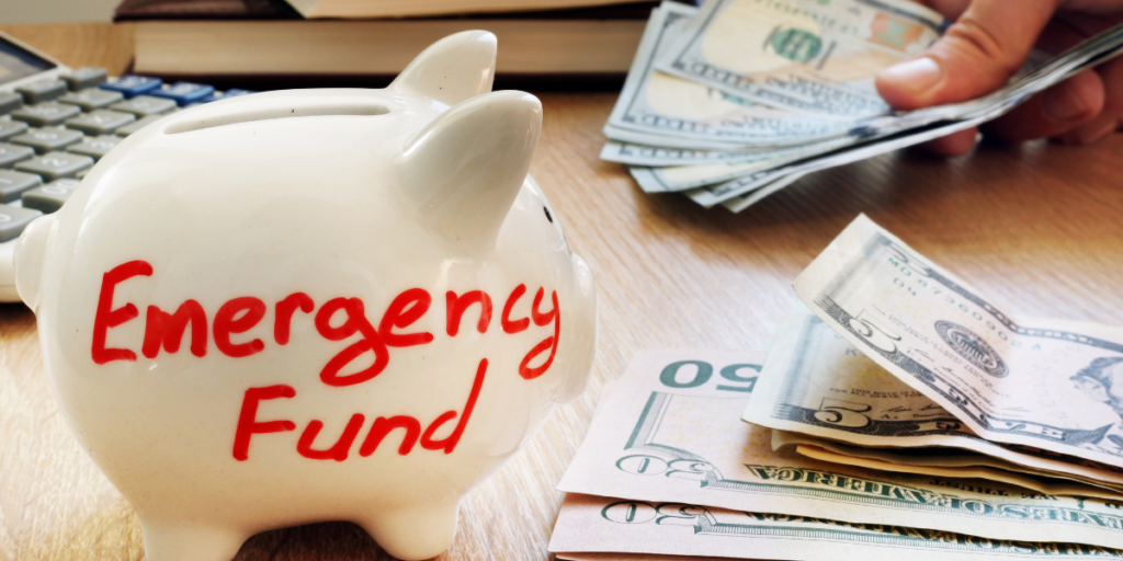 Emergency fund before paying off debt and investing.