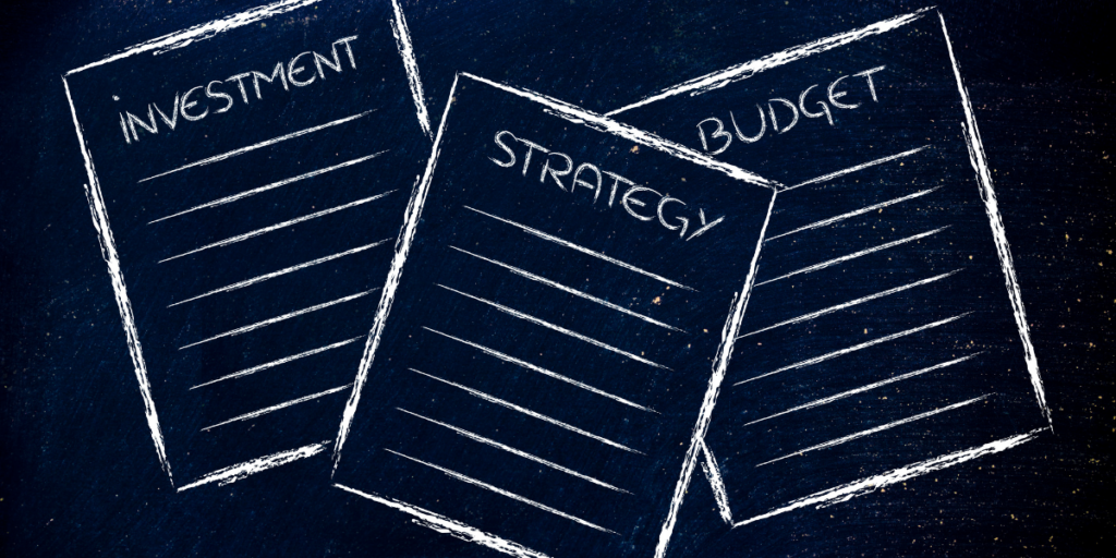Investment strategies and your budget work together. 