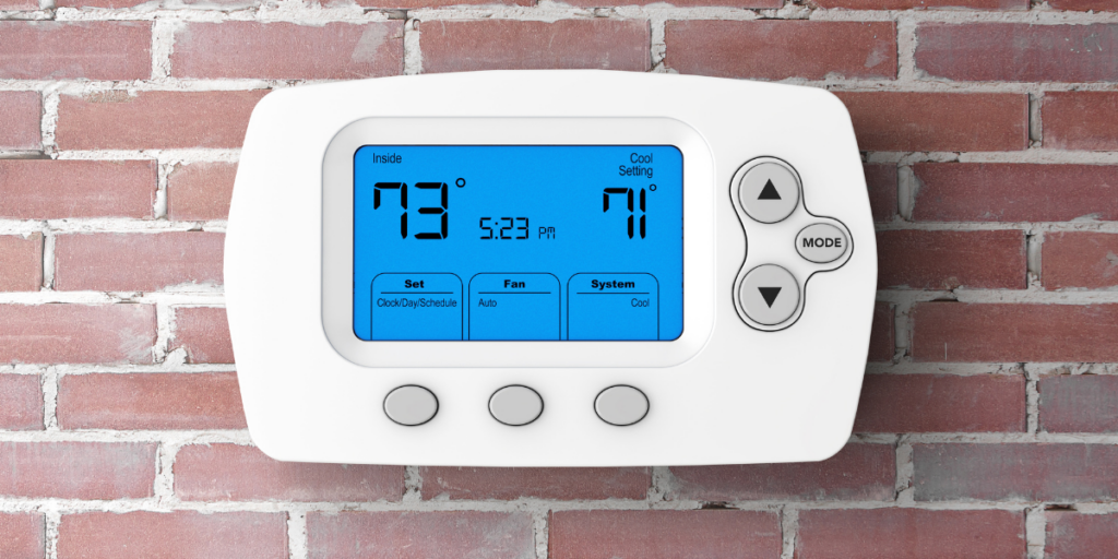 Programmable thermostat used to save on electricity,