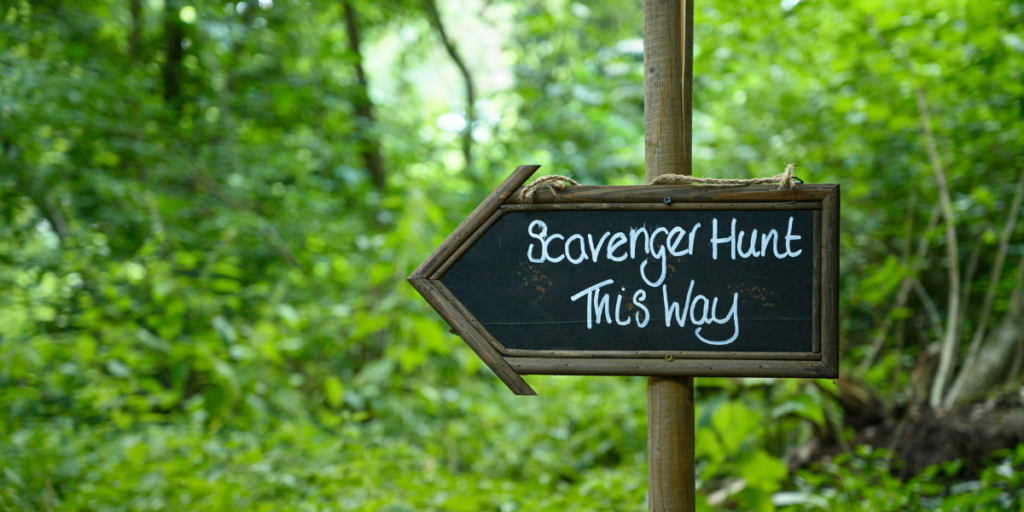 Scavenger hunts make for affordable dates for a couple or the whole family. 