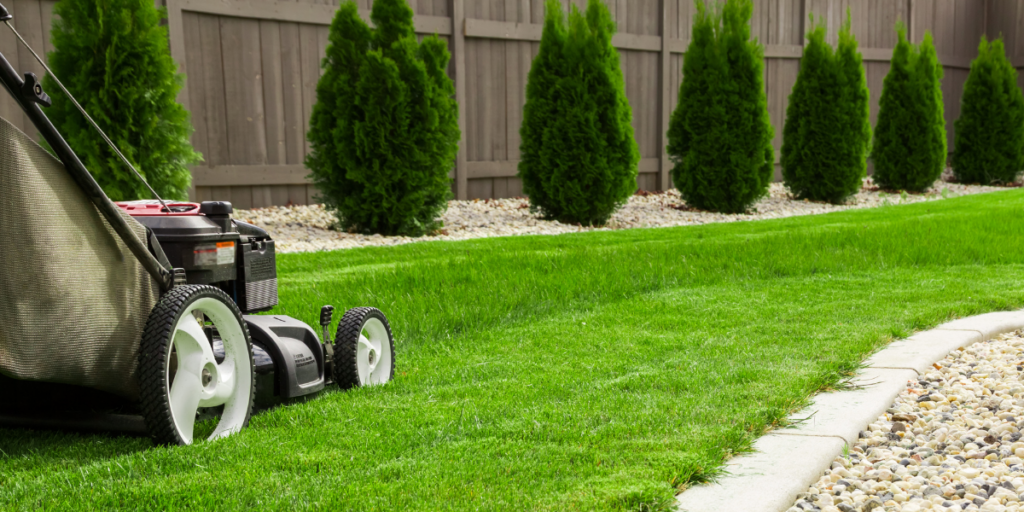Many people will mow yards part time during the summer months to earn some extra cash. 