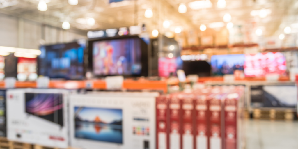 Stay away from the TV aisle when shopping at Costco to avoid overspending. 