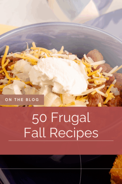 50 frugal fall recipes