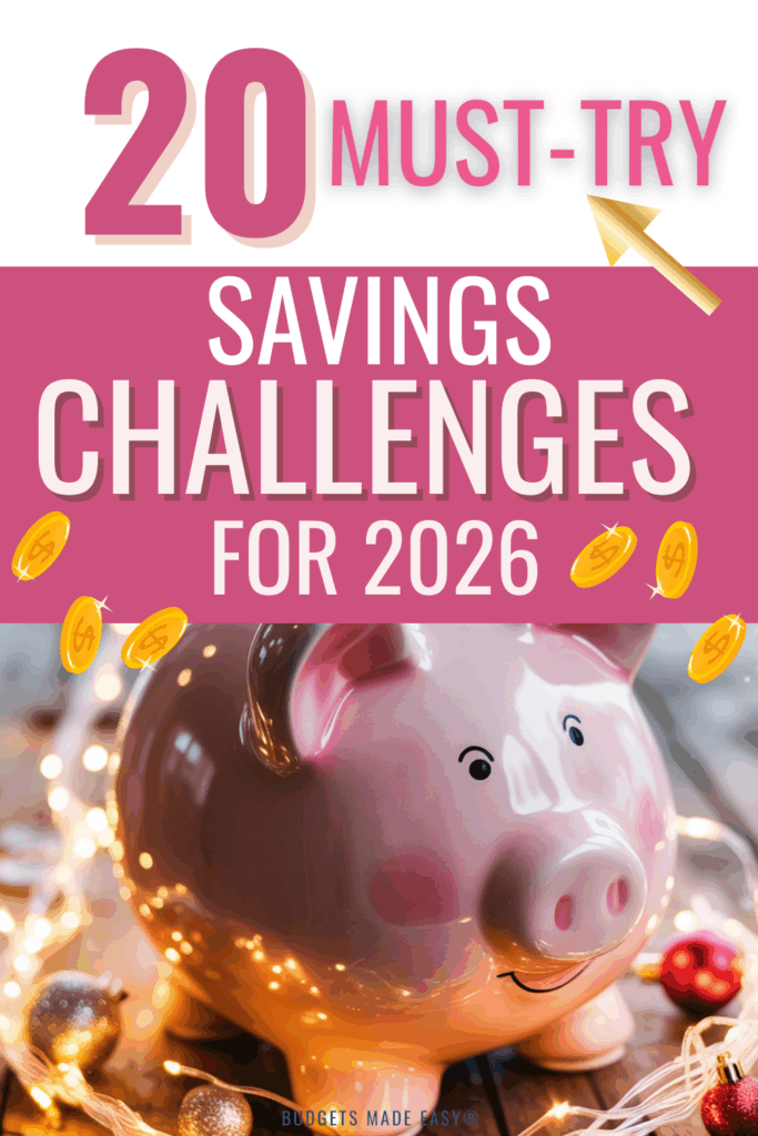 20 must-try money saving savings challenges for 2026